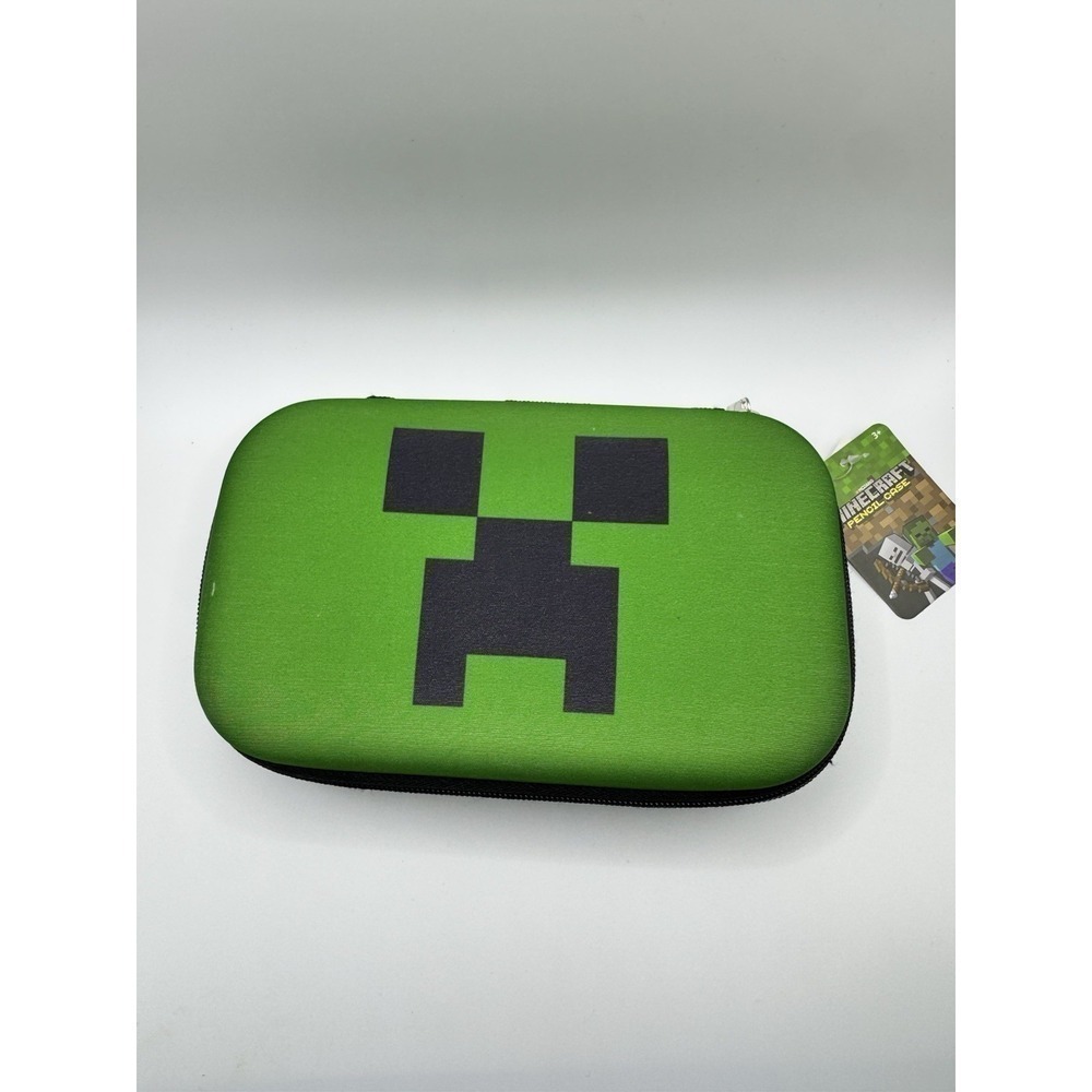 minecraft Fabric Pencil Case 8"x 5" NWT SCHOOL SUPPLIE